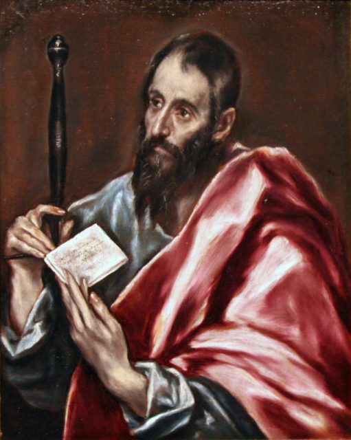 Apóstol San Pablo, pintado por El Greco