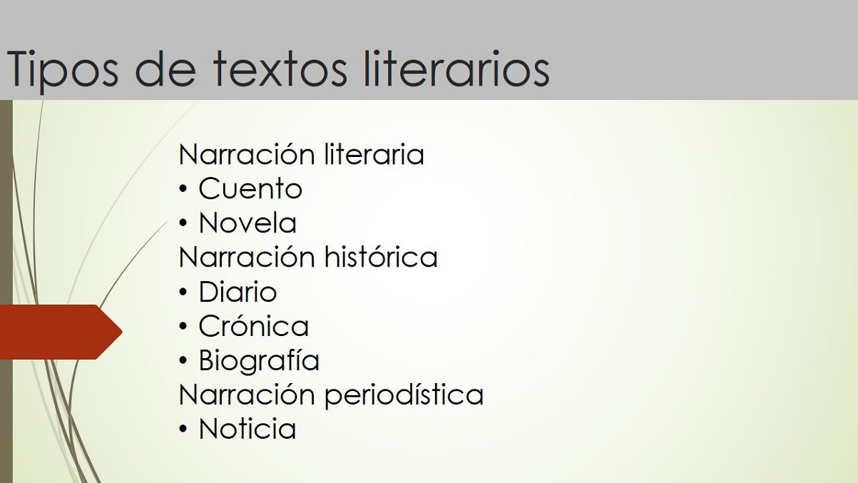 Los Textos Narrativos Tipos Y Clasificacion