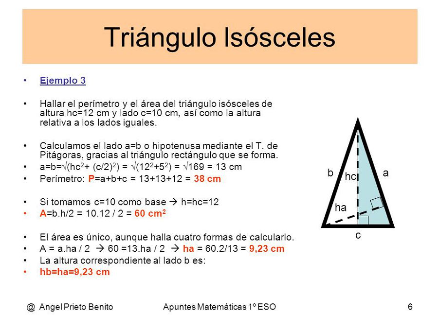 Si Un Triangulo Isosceles Tiene Por Medida De Su Base Cm Y La Medida My Xxx Hot Girl 2238